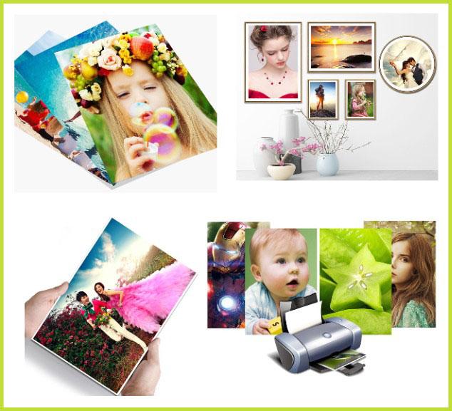 200gsm 230gsm A4 4R Inkjet Glossy Photo Paper For Advertisement Clear Image