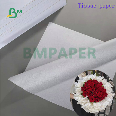 15 gram - 19 gram Uncoating Translucent Printable Tissue Paper Roll Untuk Membungkus Buah 1000mm 1100mm
