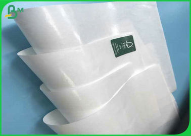 Tahan air 30gsm 40gsm 50gsm + 10-15g Food Grade PE Dilapisi Kertas Untuk Paket Gula