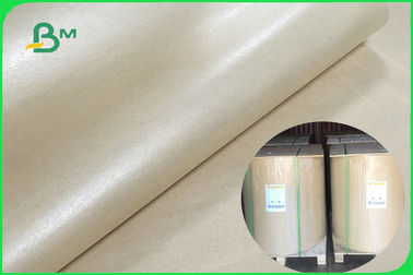 100% MG Brown Kraft Paper Roll Murni Dari 32 Sampai 60gsm Makanan Pembungkus FDA FSC ISO