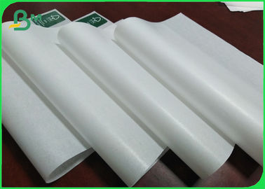 40gsm MG Natural Bleached White Kraft Paper Roll 36 &quot;Kekuatan Tinggi