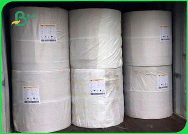 Keselamatan Degradable 35 - 300gsm PE - Coated Kraft Paper Roll Untuk Kotak Makanan