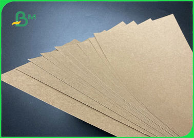 Bukti Daur Ulang &amp; Kelembaban 126g 160g 200g Brown Kraft Paper Roll Untuk Paket