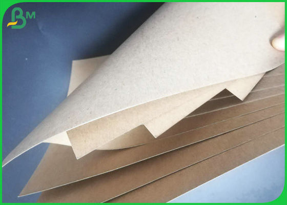 Sertifikasi FSC 60gsm 120gsm Brown Craft Paper Untuk Tas Belanja Dalam Lembaran