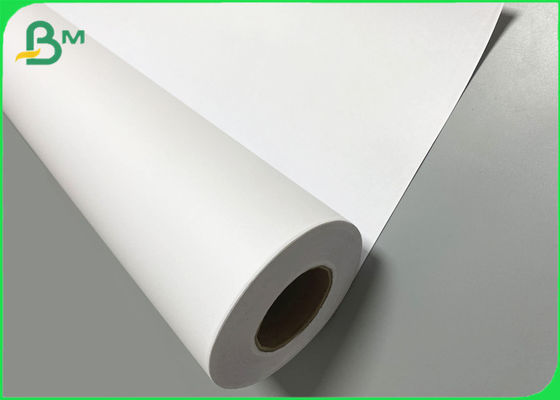Ukuran Disesuaikan Putih 80gsm Garment CAD Plotter Paper Roll Untuk Desainer