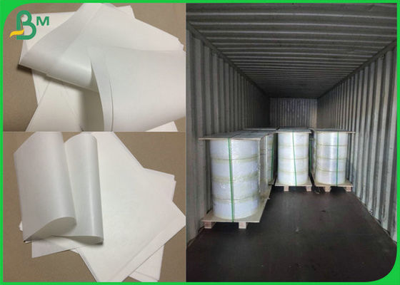 Food Grade 1 Side Coated MG White Kraft Paper 30gsm 40gsm 50gsm Untuk Kemasan Permen