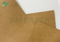 30 - 450 gsm Oil Proof PE Coated Kraft Paper Untuk kotak Kemasan Makanan