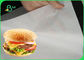 35gsm White Greaseproof Paper Food Paper Roll Untuk Burger Wrapping