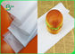 30-60 Gsm MG Kertas Kraft Putih Bersertifikat FDA Untuk Kantong Pembungkus Makanan