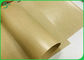 10G / 12G PE Dilapisi Kertas Glossy Tahan Air Brown Kraft Paper Coils 700MM 1000MM