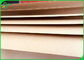 300GSM Brown Kraft Paper Roll Permukaan Halus Untuk Membuat Kotak Pizza