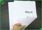 70GSM Putih Kertas Roll Tanpa Pencetakan Woodfree Untuk Bahan Notebook