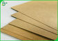 Kekakuan Tinggi 135gsm hingga 450gsm FSC Natural Craft Liner Board Paper 70 * 100cm Sheets