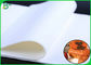 30g - 40g Tahan Panas Warna Putih Food Grade Paper Roll Untuk Membungkus Makanan