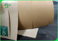 Keselamatan Degradable 35 - 300gsm PE - Coated Kraft Paper Roll Untuk Kotak Makanan