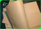Wood Pulp 40gsm 50gsm Brown Kraft Paper Untuk Tas Belanja Tear Resistance