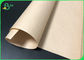 Gulungan Kertas Strip Kraft Coklat 60gsm Biodegradable yang Disetujui FDA Bahan Baku Kertas Jerami