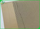 Nature Brown 2 Layer E Fluting Corrugated Kraft Liner Board Sheets Untuk Lengan