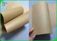 Permukaan Halus 115gsm 140gsm Bamboo Pulp Kraft Paper Roll Bahan Daur Ulang