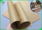 300gsm 350gsm Murni Kraft Paper Roll Warna Coklat Dengan lebar 600mm x 200m