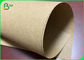 23 &quot;35&quot; 90gsm 100gsm Uncoated Brown Kraft Paper Roll Untuk Kemasan Tas