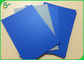 1 Sisi Dilapisi 2mm 2.5mm Tebal Papan Kertas Pernis Biru Untuk Folder
