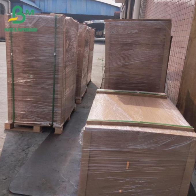 Keluarkan Kotak 300gsm Kertas Kraft Coklat Yang Tidak Dikelantang Untuk Wadah Makanan 0