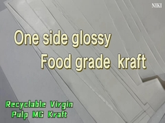 Kelas Makanan MG White Kraft Craft Paper