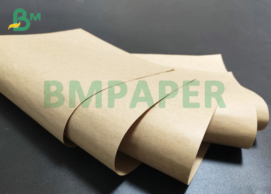 Kecil 40gsm 50gsm BKP Brown Kraft Paper Lebar 50mm 68mm Untuk Kemasan