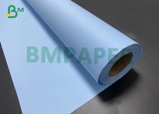80gsm Blue Plotting Printing Paper Roll Untuk Pencetakan Inkjet 610mm 620mm
