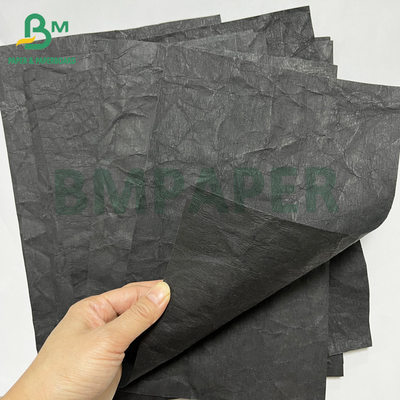 0.55mm Hitam Biodegradable tahan lama Cuci Jeans Label kertas