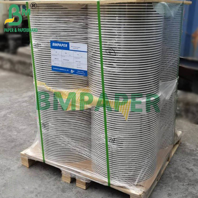 60gm Food Grade Straw Paper Custom Stripes Colors Outer Paper 600mm 620mm Roll Wide 76mm Core