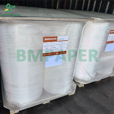 28gsm Food Grade Straw Wrapping Paper 44MM 53MM Bisa dicetak Tidak beracun