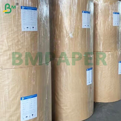0.55mm Ketahanan Tinggi Tekstur Unik Roll Kraft Paper Bisa dicuci
