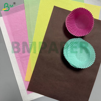 40gsm Warna Easy Slip Paper Untuk Cup Cake Making Muffin Holder Bahan baku