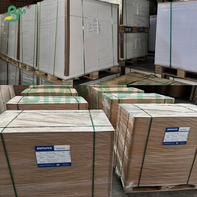 65 - 80gsm Kertas putih tahan basah tinggi untuk wadah kemasan minuman Kertas label bir berlapis satu sisi