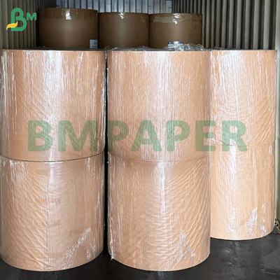 Lembar kertas kraft liner tahan kelembaban 50 Gsm untuk kaca