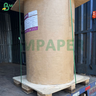 60gsm 70gsm Brown MG Ribbed Kraft Paper For Jewelry Packaging Boxes 1020mm