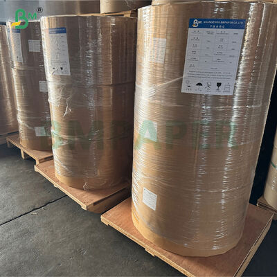 65g Silikon Lapisan Kaca Glossy Kertas 215mm 1070mm Dalam Gulung
