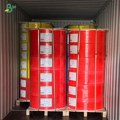 76gsm CB CFB CF NCR Offset Karbonless Paper Image Hitam 1/2 " 19" Lebar