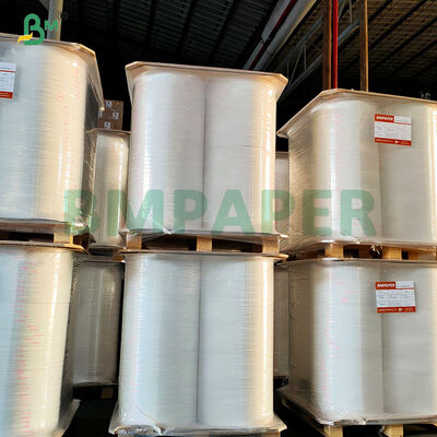 24gsm 28gsm Putih halus Straw Wrapped Paper Untuk individu Straw Packing