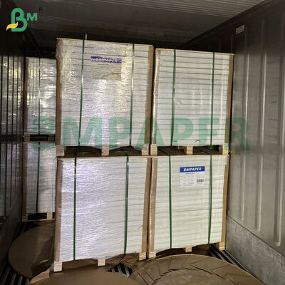 12 x 18 inci 300gsm 350gsm Kertas Karton Berlapis 1 Sisi Putih untuk Cetak Offset