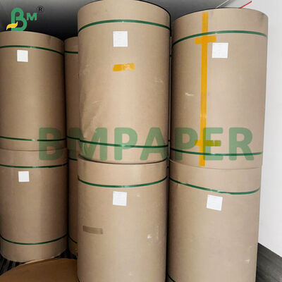 Brown Kraft Paper Rolls Testliner Papan Liner Daur Ulang 200gsm