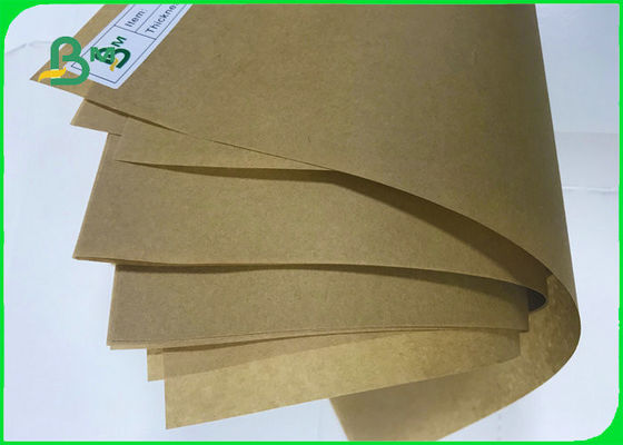 Lingkungan 40gsm 60gsm Brown Kraft Paper Untuk Tas Kemasan Makanan
