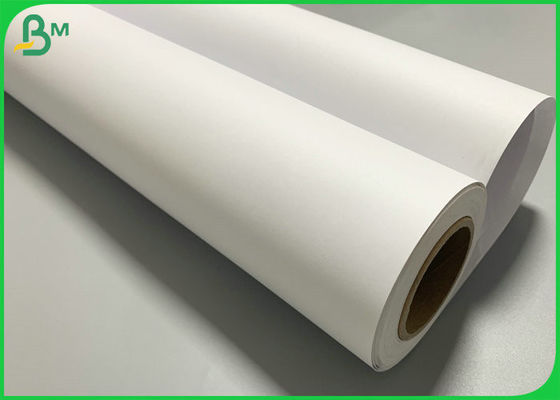 Warna Putih 20lb 36'' * 150m 44'' * 150m Smothness Plotter Paper Roll