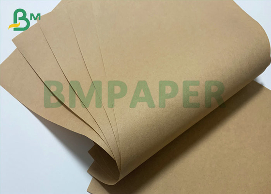 70g 90g Putih / Coklat Semi Extensible Semen Kraft Paper 1010mm Jumbo Roll