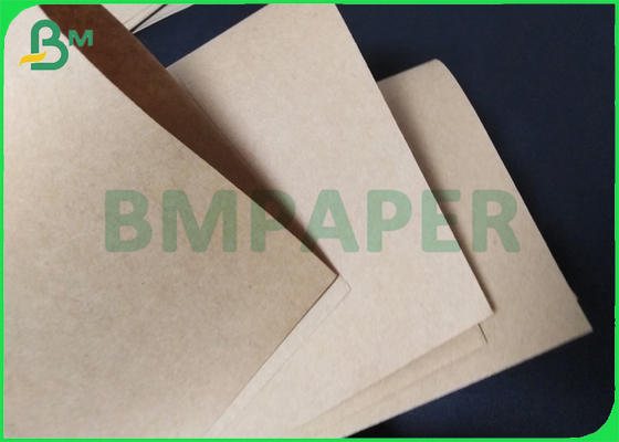 60 - 120gsm Brown Packaging Kraft Bags Kertas Kraft yang tidak dikelantang