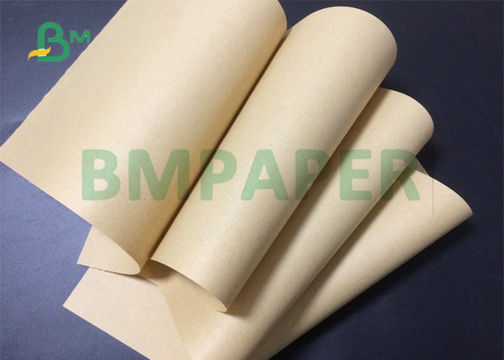 40gsm 50gsm 60gsm Food Grade Brown Kraft Paper Jumbol Roll Lebar 40 &quot;x 100ft Untuk Paket