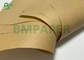Pulp Kayu 100gsm 120gsm Brown Kraft Paper Roll Untuk Membuat Tas