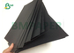 Ukuran SRA1 Uncoated 350gsm 400gsm Black Cover Boards Sheet Untuk Sampul Buku